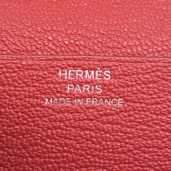 HERMES Beansufla Chevre Myzore Goatskin Rose texas - Picture 5 of 10